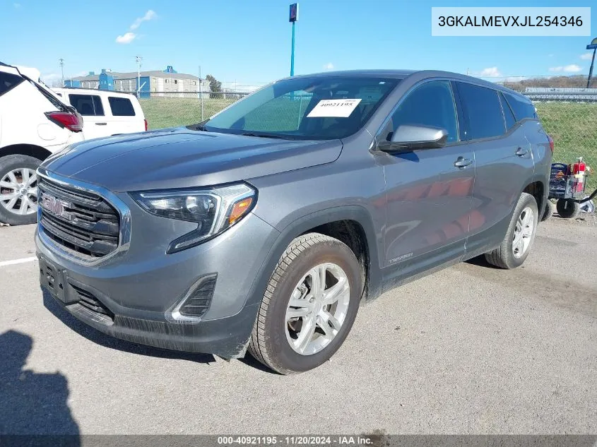 2018 GMC Terrain Sle VIN: 3GKALMEVXJL254346 Lot: 40921195