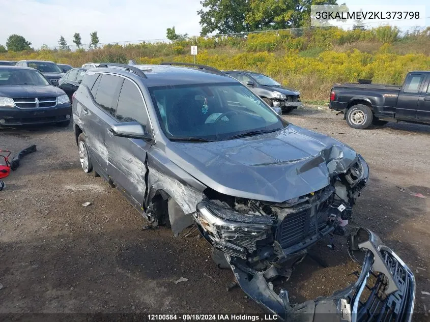 2019 GMC Terrain VIN: 3GKALMEV2KL373798 Lot: 12100584