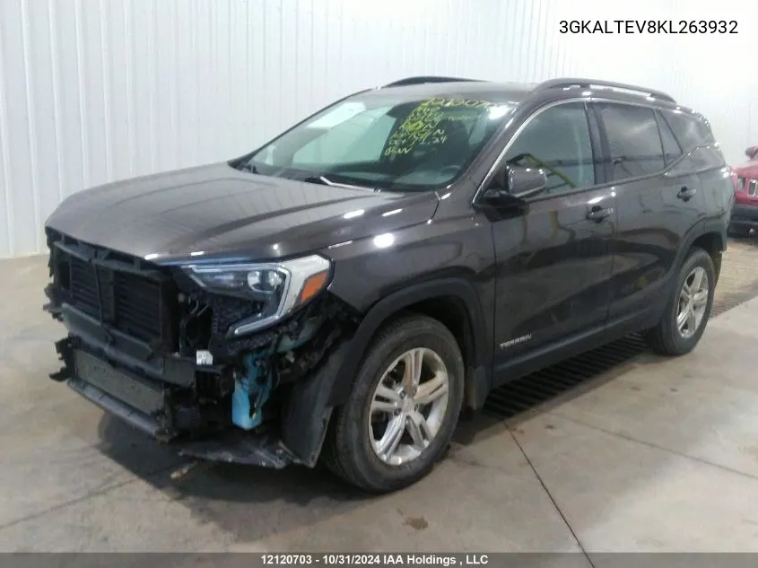 2019 GMC Terrain VIN: 3GKALTEV8KL263932 Lot: 12120703