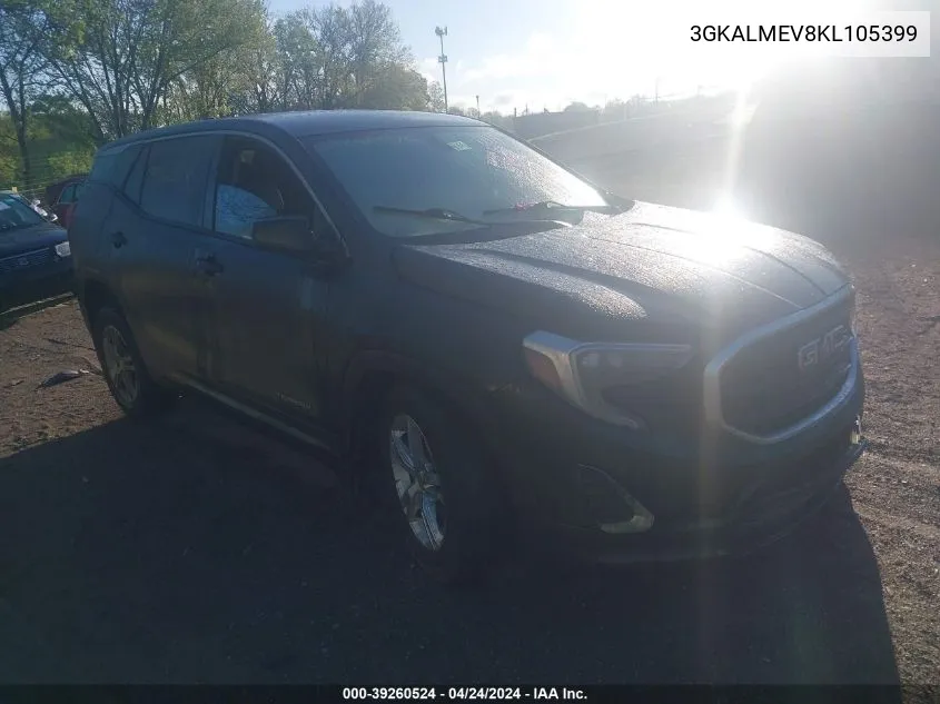 2019 GMC Terrain Sle VIN: 3GKALMEV8KL105399 Lot: 39260524