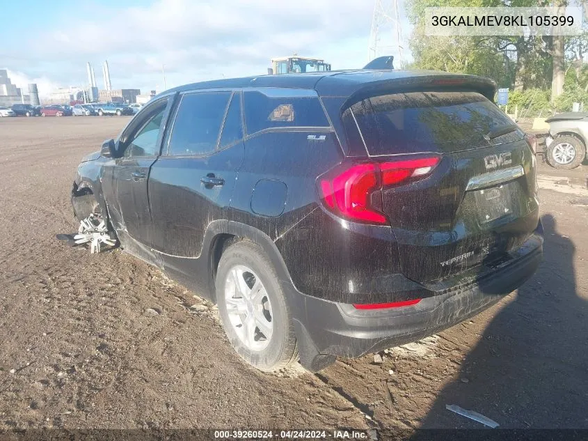 2019 GMC Terrain Sle VIN: 3GKALMEV8KL105399 Lot: 39260524