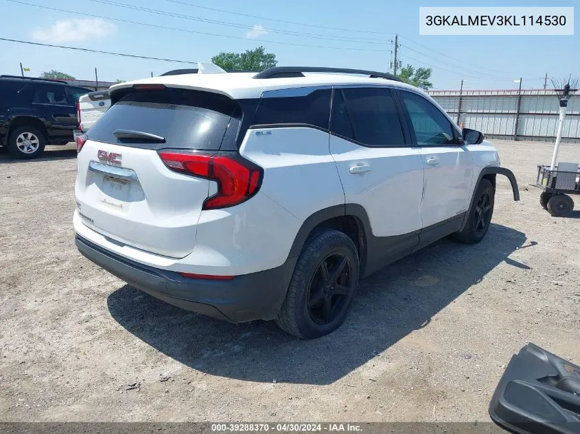 2019 GMC Terrain Sle VIN: 3GKALMEV3KL114530 Lot: 39288370