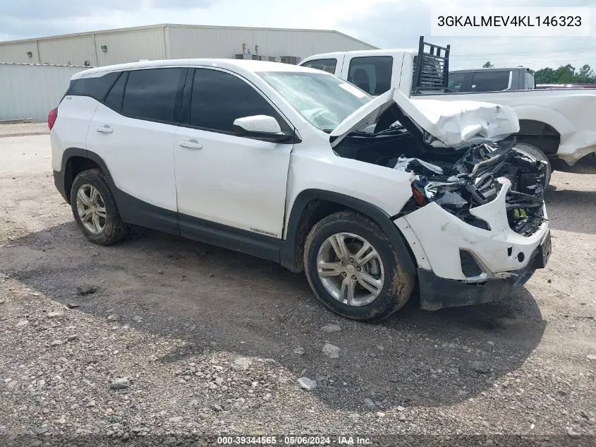 2019 GMC Terrain Sle VIN: 3GKALMEV4KL146323 Lot: 39344565