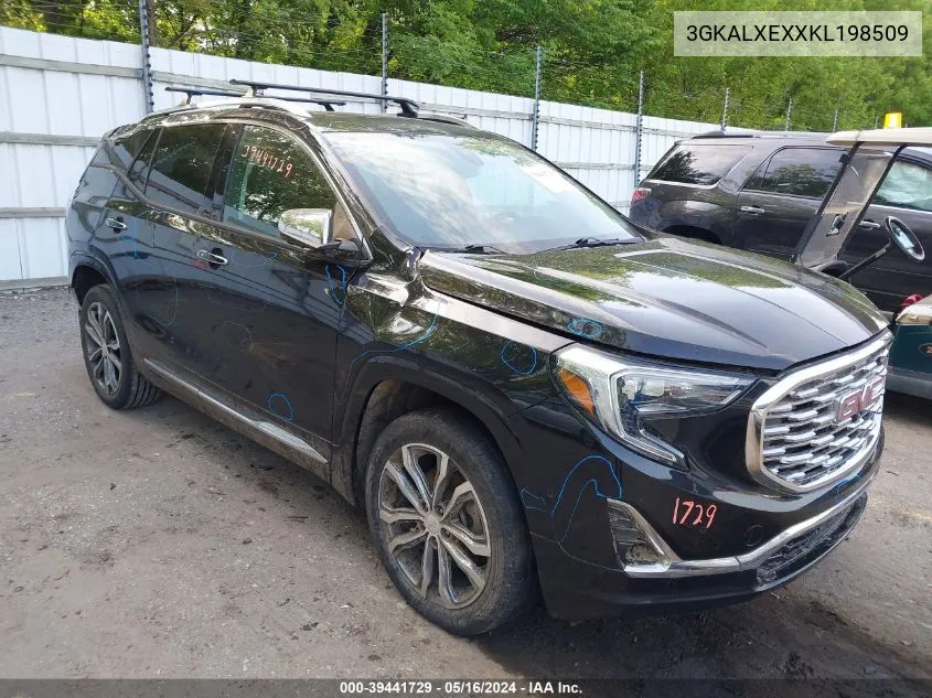 3GKALXEXXKL198509 2019 GMC Terrain Denali