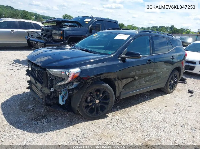 2019 GMC Terrain Sle VIN: 3GKALMEV6KL347253 Lot: 39518777