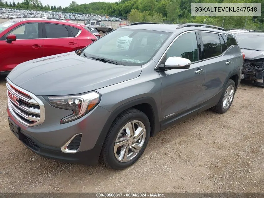 2019 GMC Terrain Sle VIN: 3GKALTEV0KL347548 Lot: 39568317