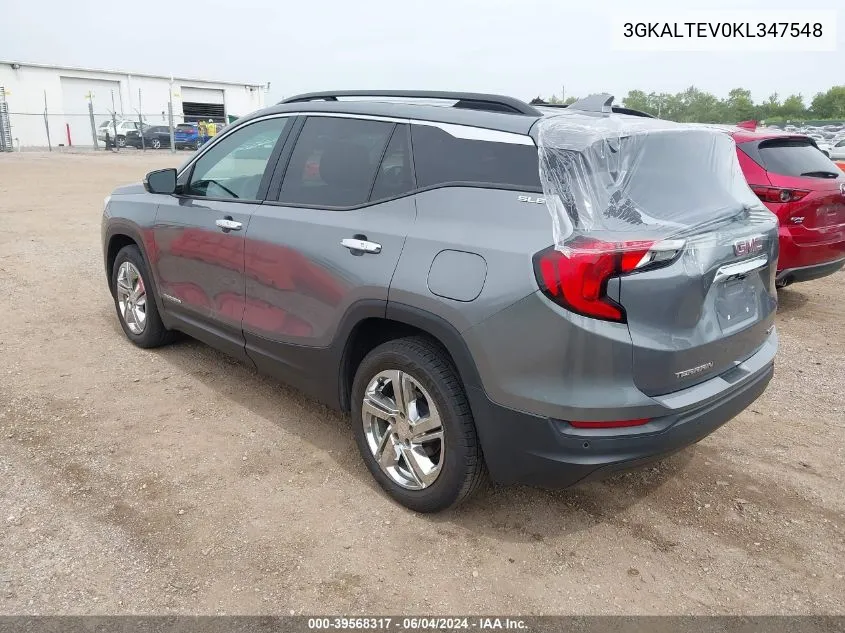 2019 GMC Terrain Sle VIN: 3GKALTEV0KL347548 Lot: 39568317