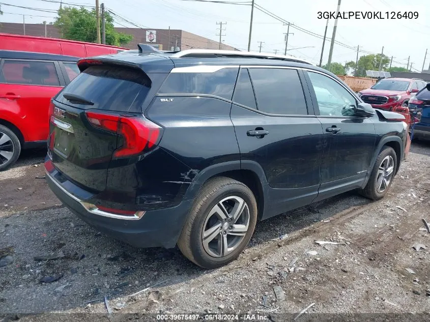 2019 GMC Terrain Slt VIN: 3GKALPEV0KL126409 Lot: 39675497