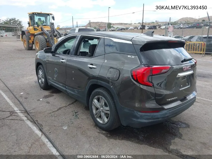 3GKALMEV7KL393450 2019 GMC Terrain Sle