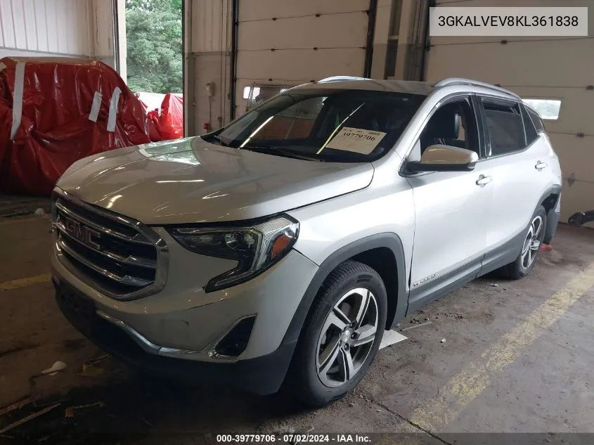 3GKALVEV8KL361838 2019 GMC Terrain Slt