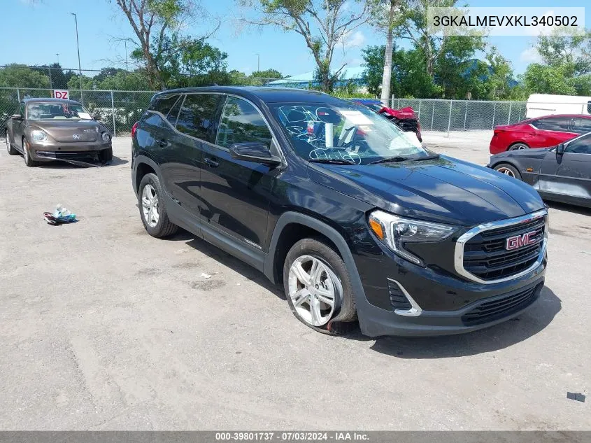 2019 GMC Terrain Sle VIN: 3GKALMEVXKL340502 Lot: 39801737