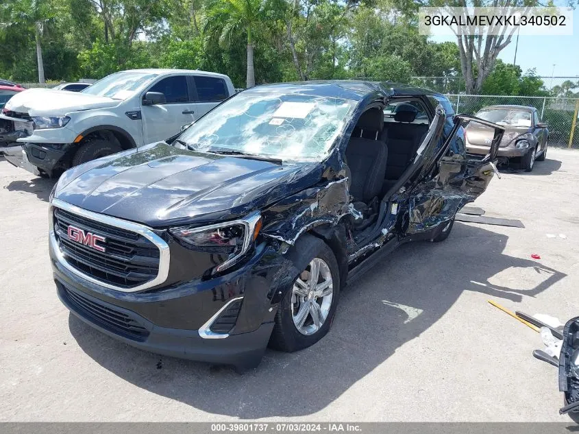 2019 GMC Terrain Sle VIN: 3GKALMEVXKL340502 Lot: 39801737