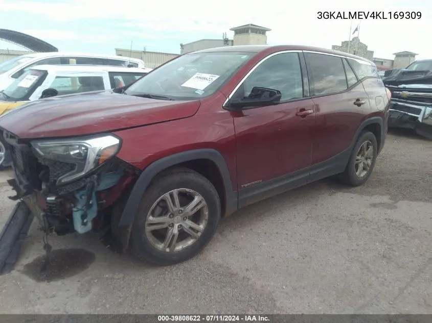 3GKALMEV4KL169309 2019 GMC Terrain Sle