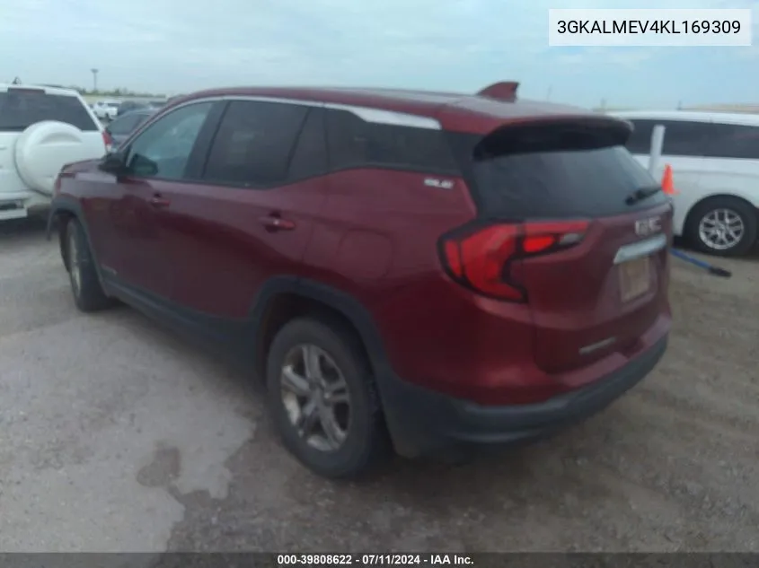 3GKALMEV4KL169309 2019 GMC Terrain Sle