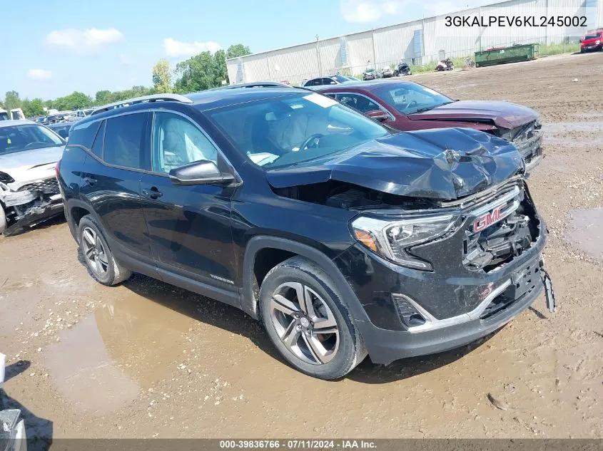 2019 GMC Terrain Slt VIN: 3GKALPEV6KL245002 Lot: 39836766