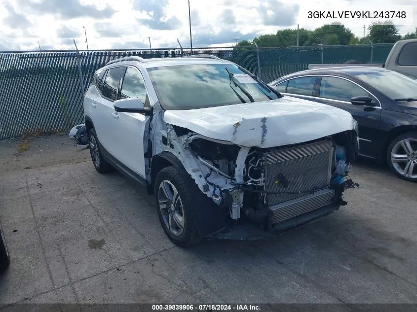 3GKALVEV9KL243748 2019 GMC Terrain Slt