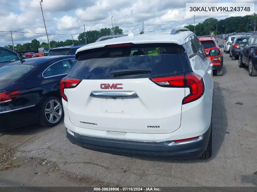 3GKALVEV9KL243748 2019 GMC Terrain Slt