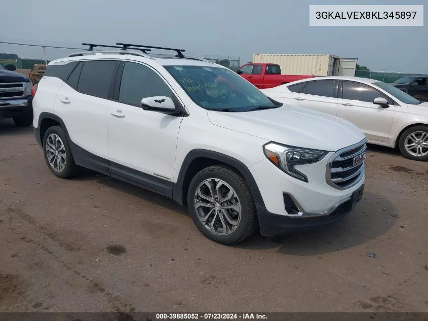 2019 GMC Terrain Slt VIN: 3GKALVEX8KL345897 Lot: 39885052