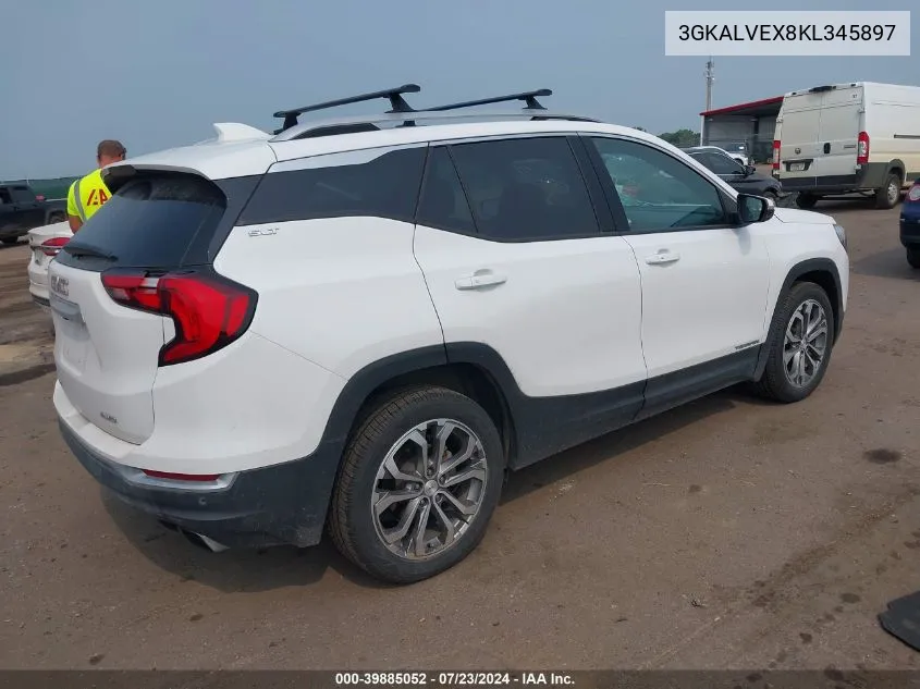 2019 GMC Terrain Slt VIN: 3GKALVEX8KL345897 Lot: 39885052