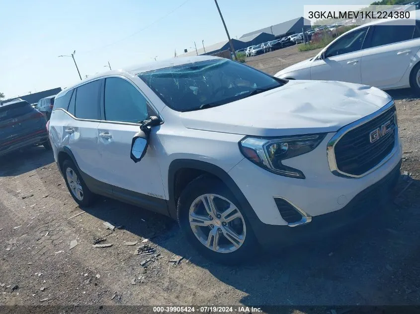 2019 GMC Terrain Sle VIN: 3GKALMEV1KL224380 Lot: 39905424