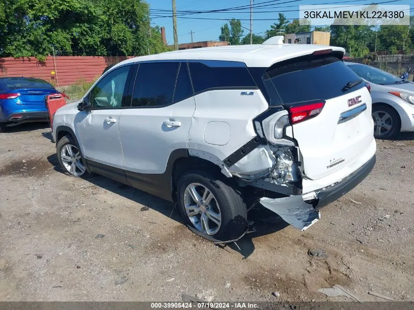 3GKALMEV1KL224380 2019 GMC Terrain Sle