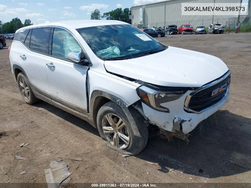 2019 GMC Terrain Sle VIN: 3GKALMEV4KL398573 Lot: 39911363