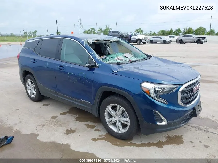 3GKALMEV0KL227528 2019 GMC Terrain Sle