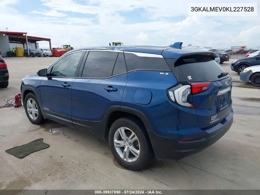 3GKALMEV0KL227528 2019 GMC Terrain Sle