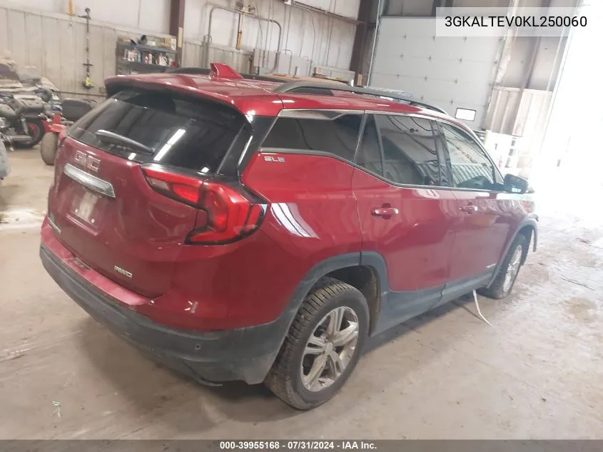 3GKALTEV0KL250060 2019 GMC Terrain Sle