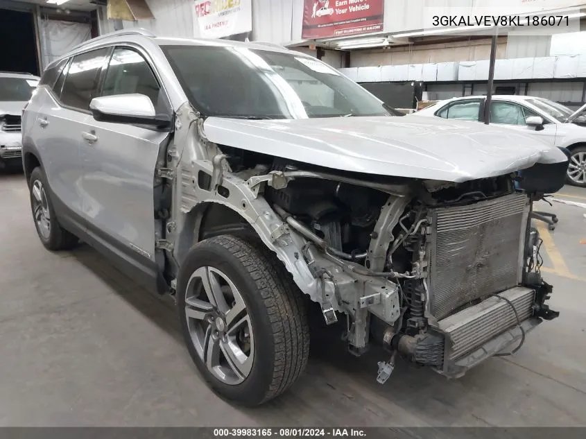 3GKALVEV8KL186071 2019 GMC Terrain Slt