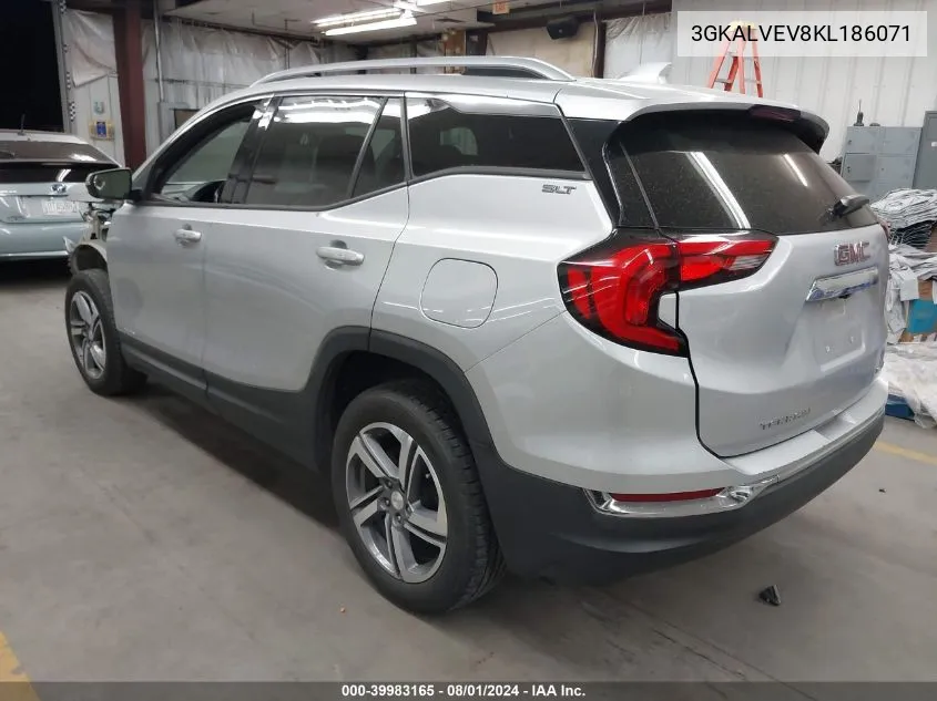 2019 GMC Terrain Slt VIN: 3GKALVEV8KL186071 Lot: 39983165