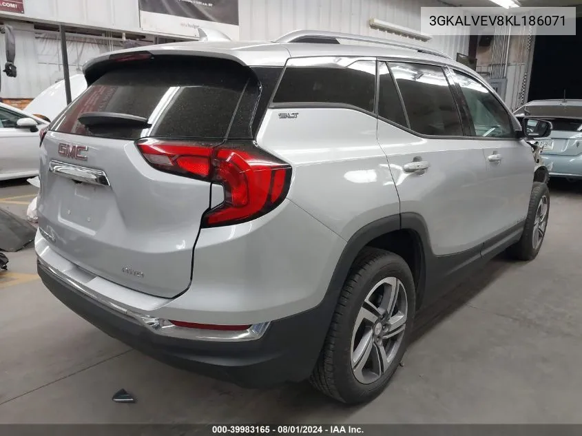 3GKALVEV8KL186071 2019 GMC Terrain Slt