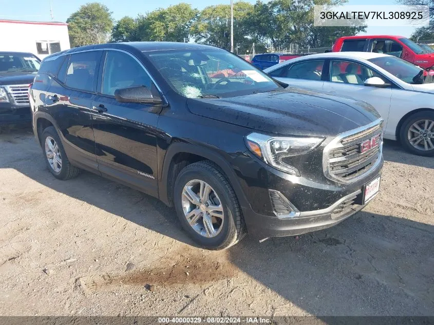 2019 GMC Terrain Sle VIN: 3GKALTEV7KL308925 Lot: 40372616