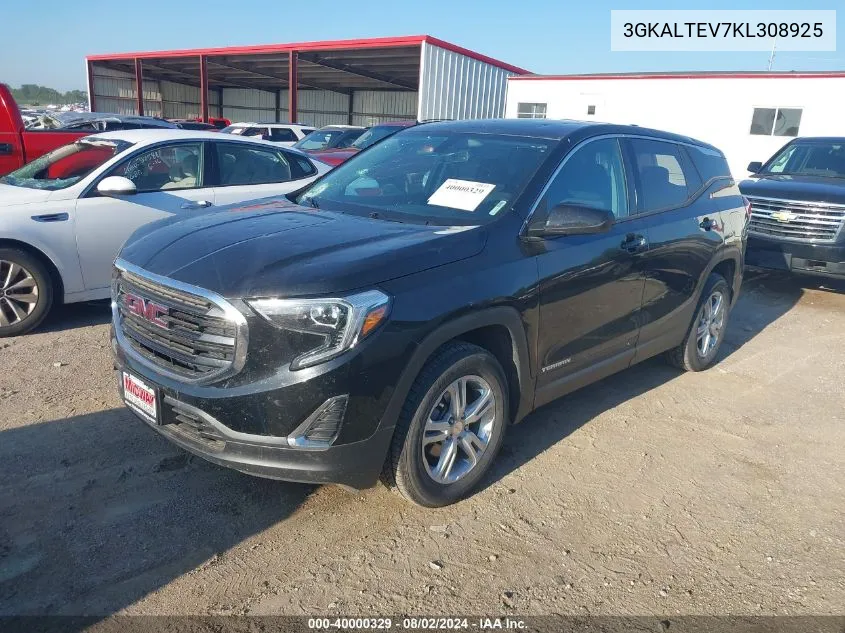 3GKALTEV7KL308925 2019 GMC Terrain Sle