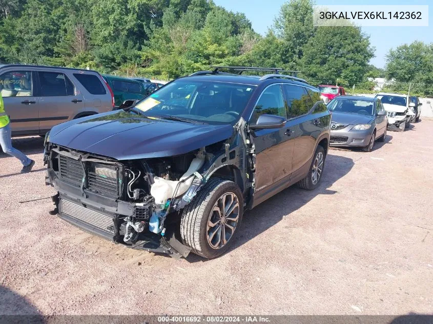 2019 GMC Terrain Slt VIN: 3GKALVEX6KL142362 Lot: 40016692