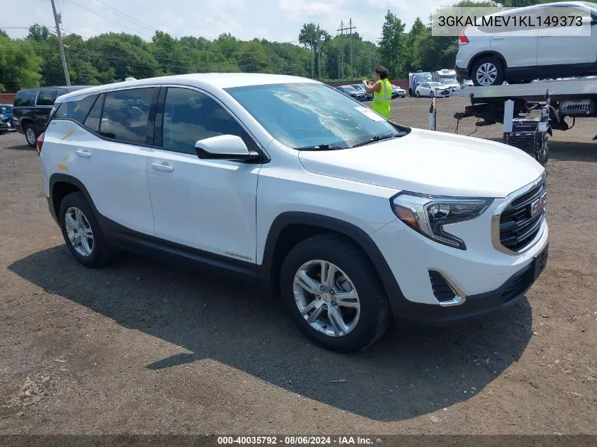 2019 GMC Terrain Sle VIN: 3GKALMEV1KL149373 Lot: 40035792