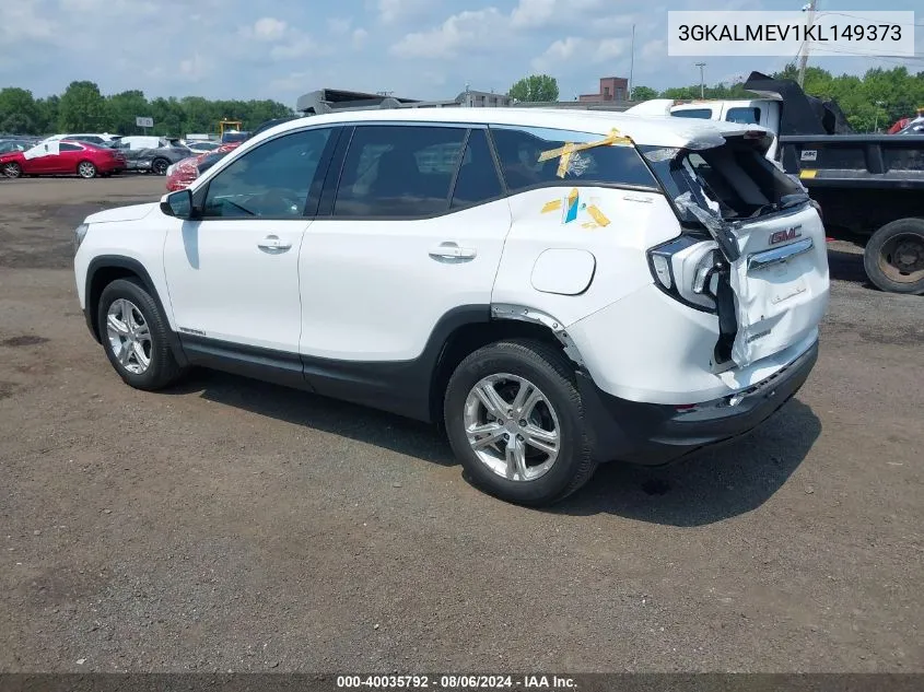 3GKALMEV1KL149373 2019 GMC Terrain Sle