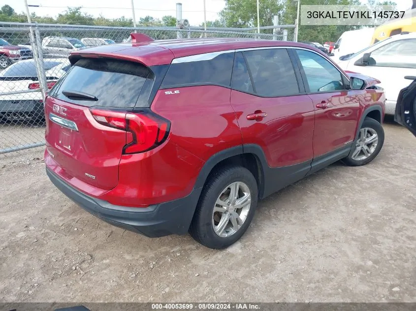 2019 GMC Terrain Sle VIN: 3GKALTEV1KL145737 Lot: 40053699