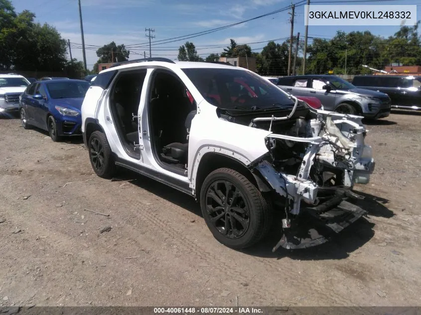 3GKALMEV0KL248332 2019 GMC Terrain Sle