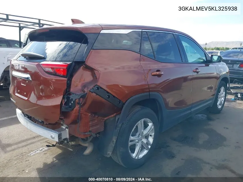 3GKALMEV5KL325938 2019 GMC Terrain Sle