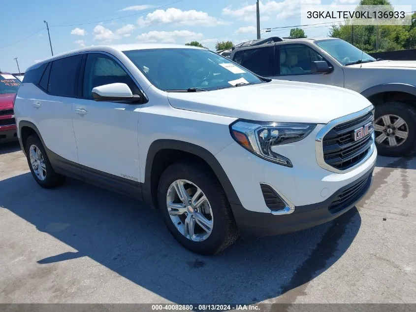 2019 GMC Terrain Sle VIN: 3GKALTEV0KL136933 Lot: 40082880