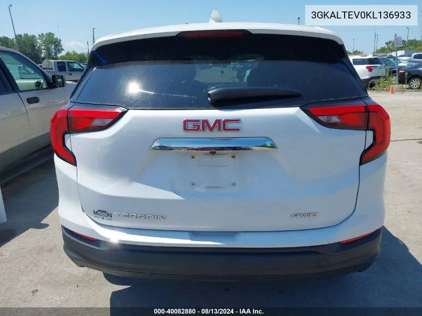 3GKALTEV0KL136933 2019 GMC Terrain Sle