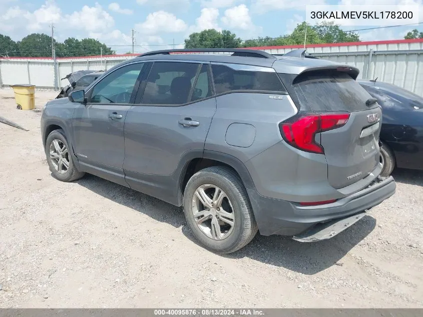 2019 GMC Terrain Sle VIN: 3GKALMEV5KL178200 Lot: 40095876