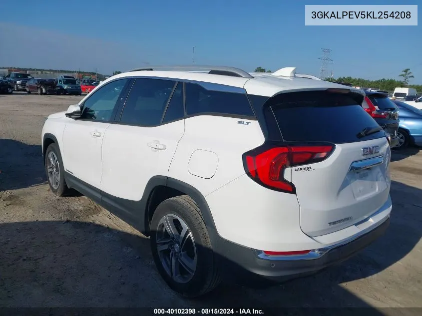 2019 GMC Terrain Slt VIN: 3GKALPEV5KL254208 Lot: 40102398