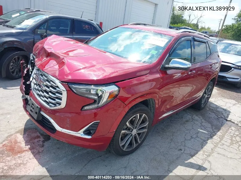 3GKALXEX1KL389929 2019 GMC Terrain Denali