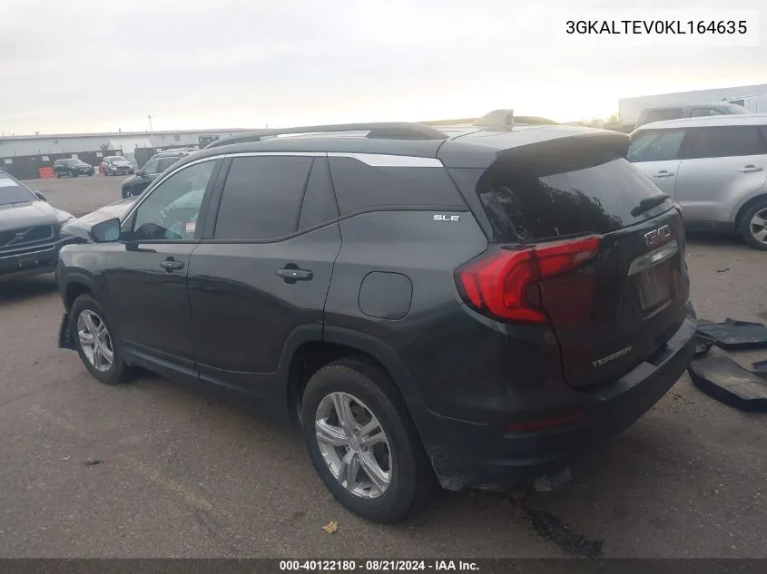 3GKALTEV0KL164635 2019 GMC Terrain Sle