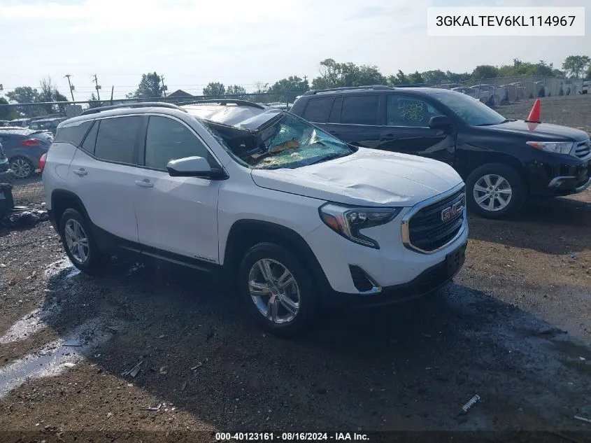 2019 GMC Terrain Sle VIN: 3GKALTEV6KL114967 Lot: 40123161