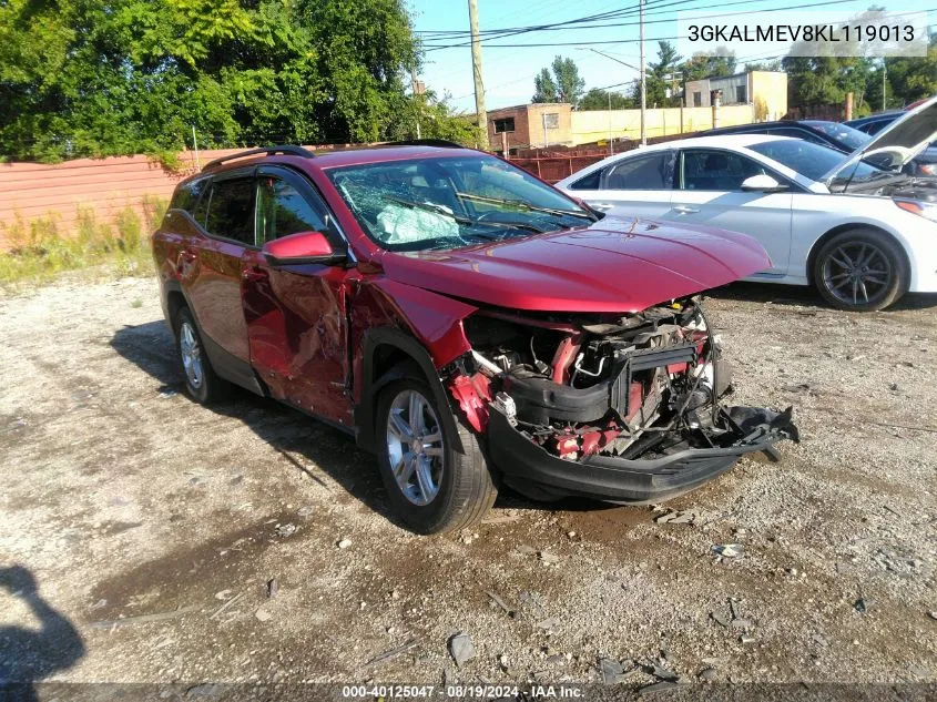 2019 GMC Terrain Sle VIN: 3GKALMEV8KL119013 Lot: 40125047