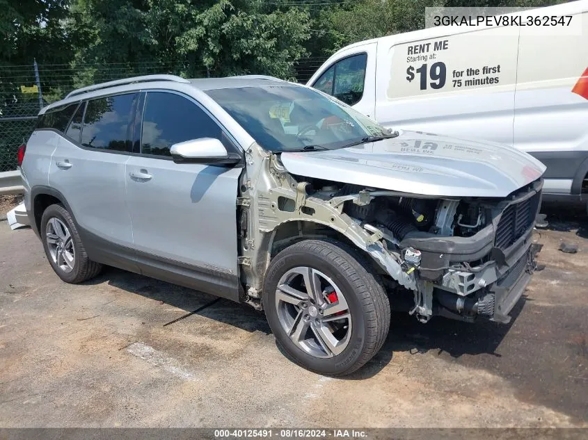 2019 GMC Terrain Slt VIN: 3GKALPEV8KL362547 Lot: 40125491