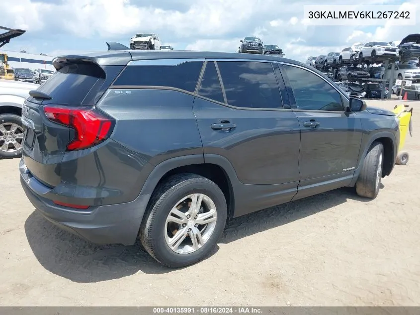 3GKALMEV6KL267242 2019 GMC Terrain Sle